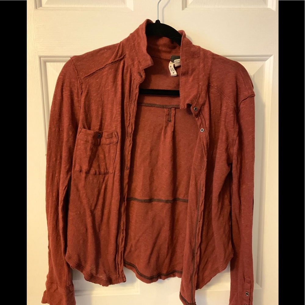 Free people button up